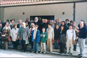 Pilgergruppe mit S.E. Metropolit Ieronymus