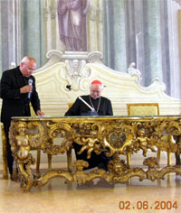 Audien bei Kardinal Salvadore De Giorgi
