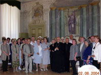 Audienz bei Kardinal De Giorgi