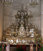 Silberaltar im Dom von Cefalu